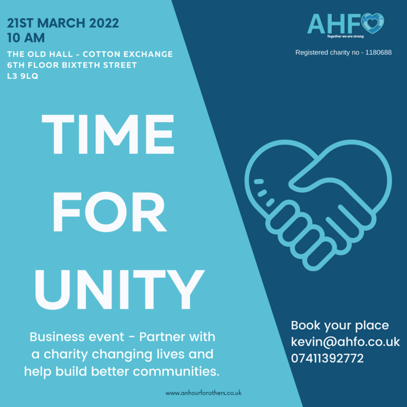 AHFO Business & Networking presentation An hour for others
