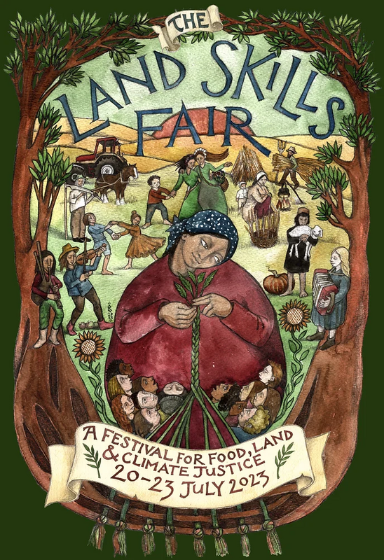 Poster for the Land Skills fair 2023