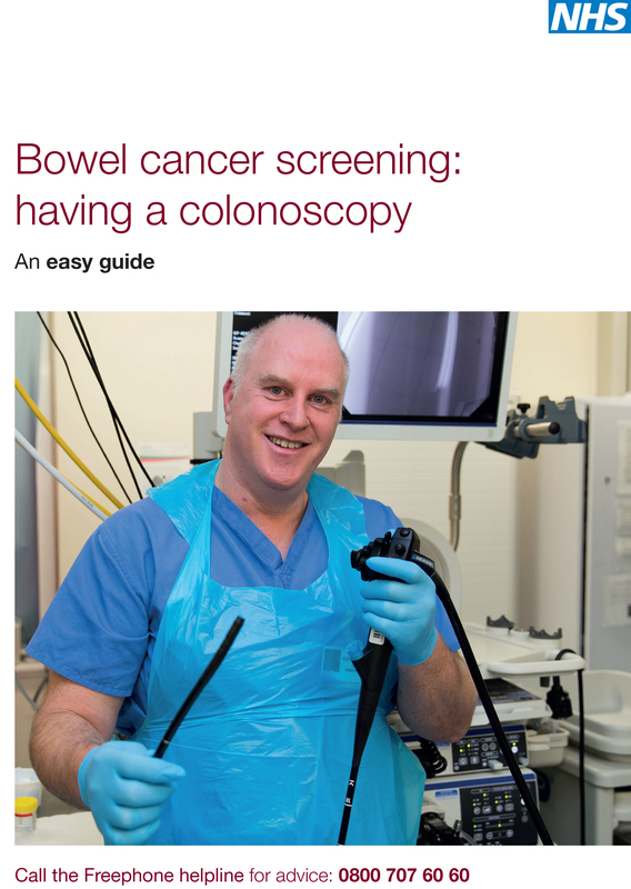 Bowel cancer screening an easy guide to having a colonoscopy Easy Health