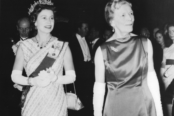 Her Majesty The Queen with Dr Marjorie Blackie