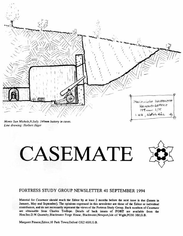 Casemate 41 to 50, 1994 1997 Fortress Study Group CIO