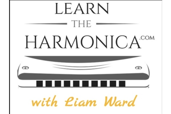 Learn the harmonica .com with Liam Ward and harmonica icon