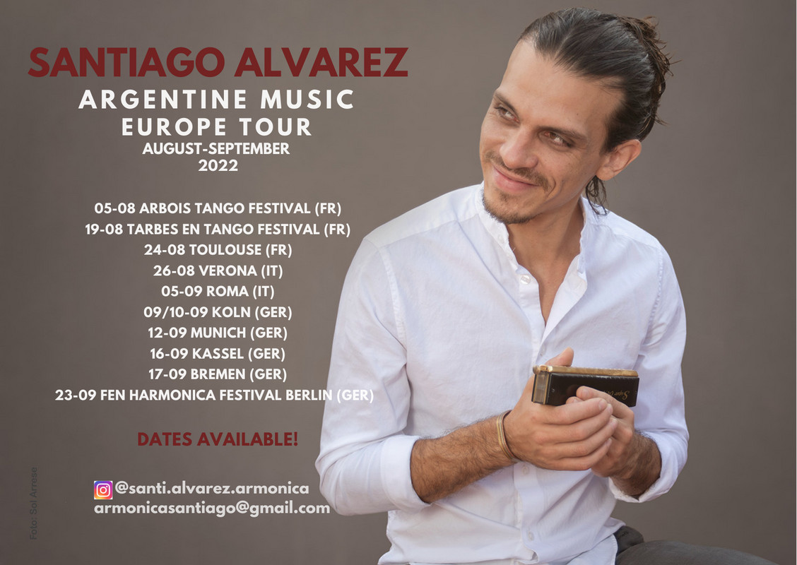 Santiago Alvarez  and tour dates