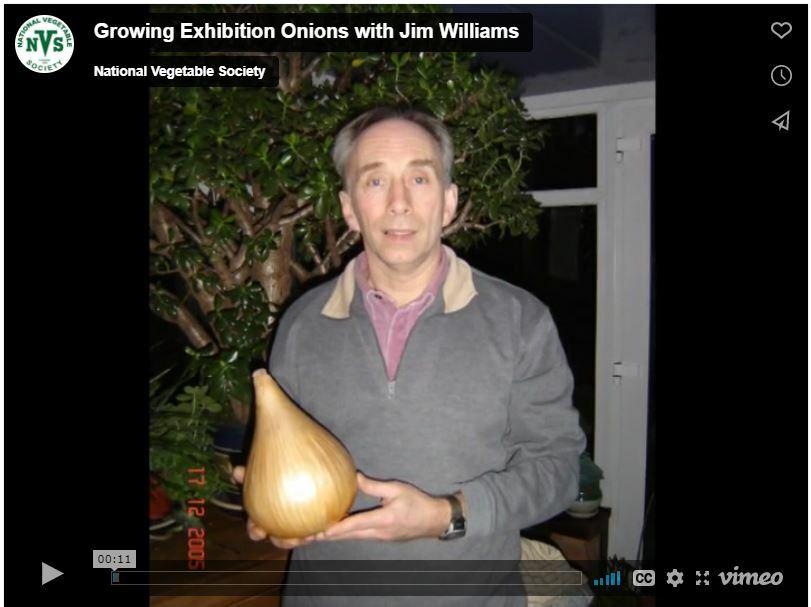 Growing Exhibition Onions with Jim Williams National Vegetable Society