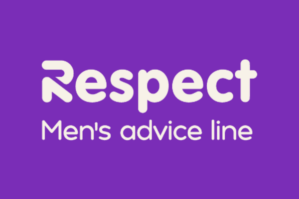 Logo for the Respect Men's Advice Line