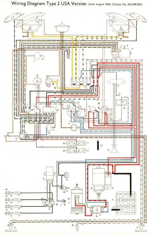 Wiring - VW Split Screen - 1965 - US | The Split Screen Van Club