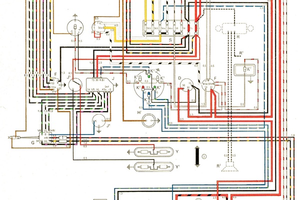 Wiring - VW Split Screen - 1965 - US | The Split Screen Van Club