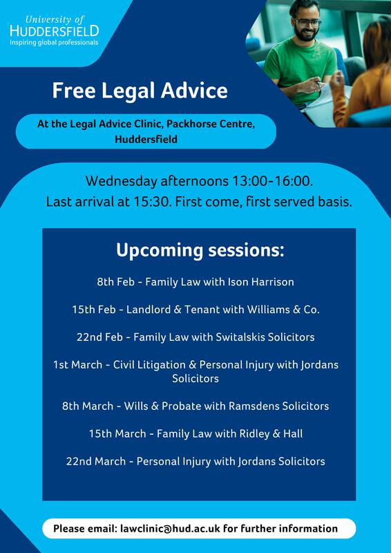 University of Huddersfield - The Legal Advice Clinic
