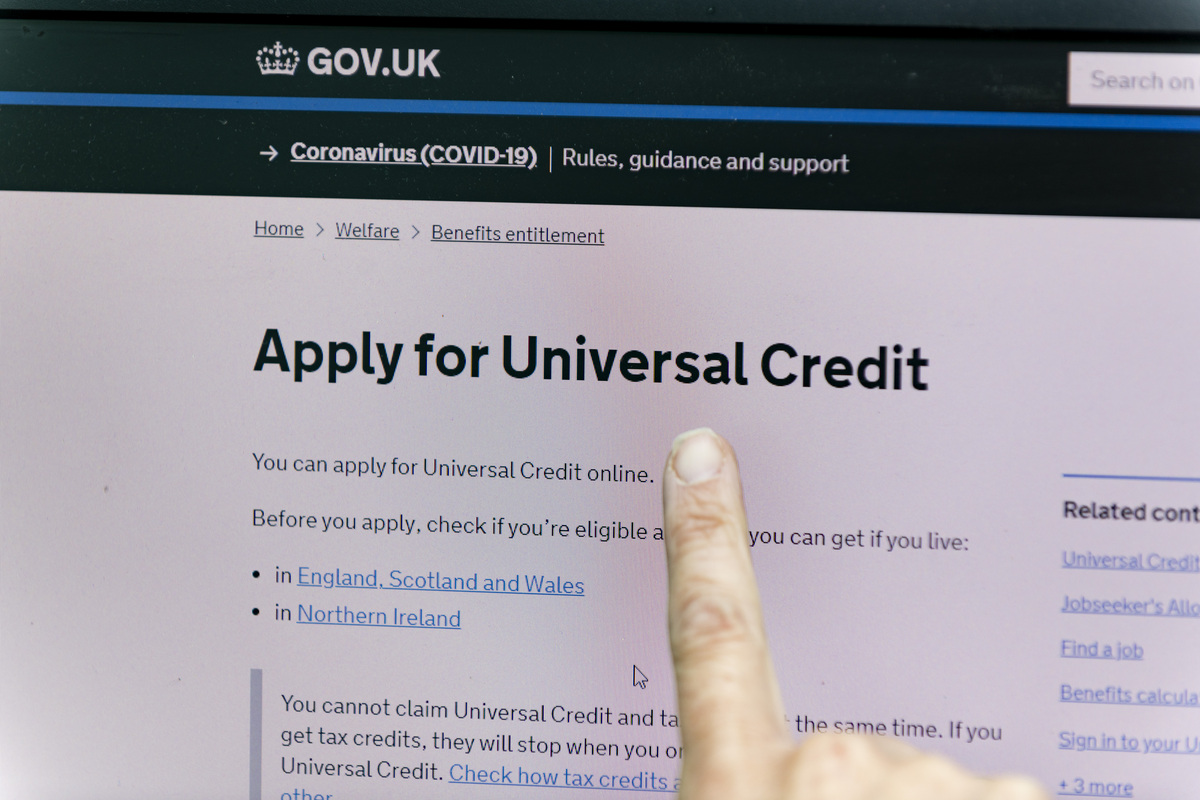 Apply for universal credit
