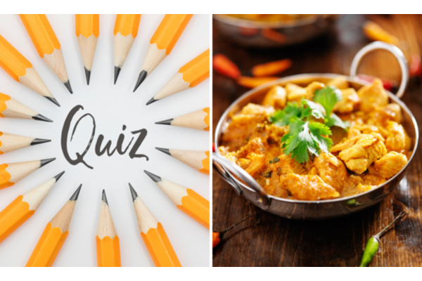 curry and a quiz invite